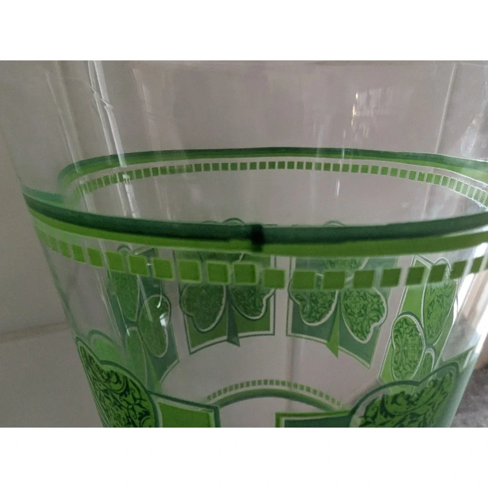 Vintage Green Shamrock Tumbler‎ 16oz St. Patrick's Day Replacement Glass
